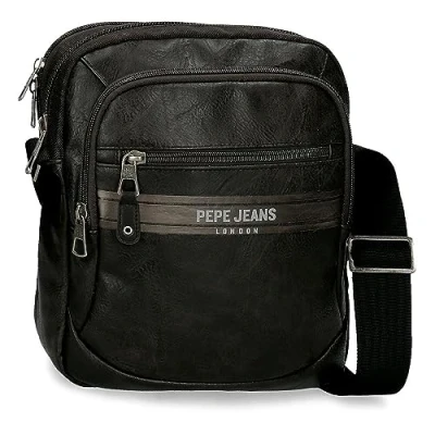 Abbildung von Pepe Jeans Horley Gepäck Umhängetasche für Herren, Schwarz, Talla única, Tablet