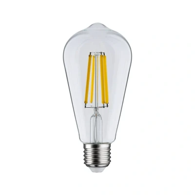Abbildung von Paulmann 29122 Eco Line Filament 230V LED Kolben ST64 E27 840lm 4W 3000K Klar Leuchtmittel
