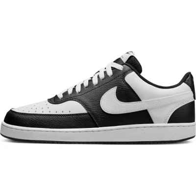 Abbildung von Nike Herren Court Vision Lo Sneaker, Black/White, 38.5 EU