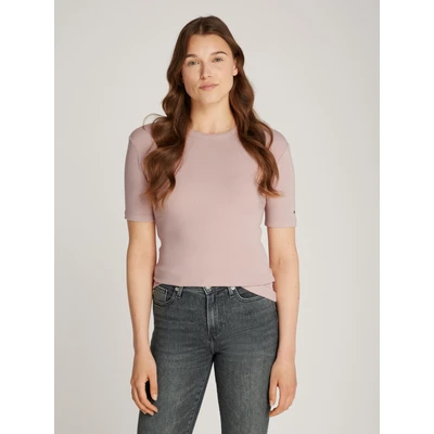 Abbildung von Tommy Hilfiger Tshirt basic, Damen, Größe: XXL, Foggy pink