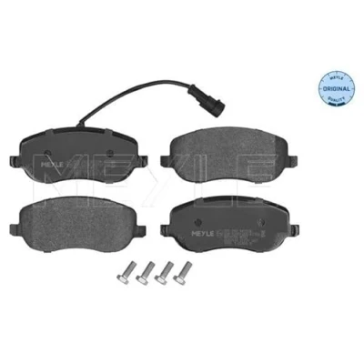 Abbildung von MEYLE 025 242 9419/W Bremsbelagsatz ORIGINAL Quality Vorderachse mit integriertem Verschleißsensor Anti Quietsch Blech FIAT: Croma II Kombi