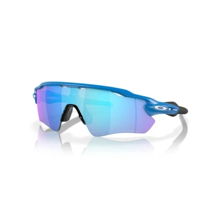 Abbildung von Oakley Herren OO9208 RADAR EV PATH 9208F1 Gläser SONNENBRILLEN O_matter Blau Maske Polarisiert Prizm