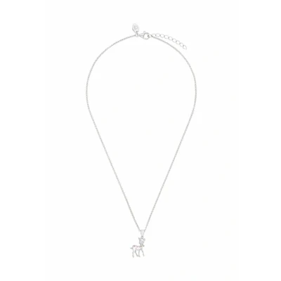 Abbildung von Prinzessin Lillifee Kette mit Anhänger 925 Sterling Silber Mädchen Kinder Halsschmuck, 35+3 cm, Rosa, Rehkitz, Kommt in Schmuck Geschenk Box, 2038748