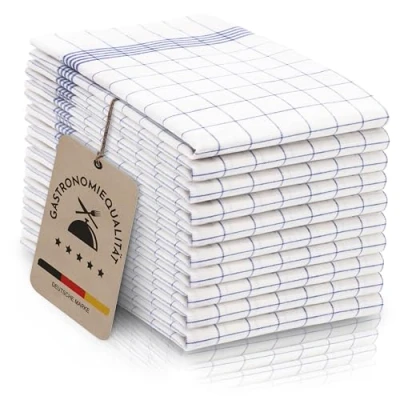Abbildung von ZOLLNER Geschirrtuch, (Spar Set, 10 tlg), vom Hotelwäschespezialisten, 50 x 70 cm, 100% Baumwolle, Hotelwäschespezialisten