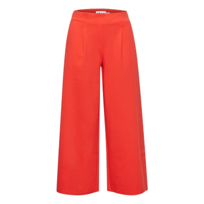 Abbildung von ICHI Ihkate SUS Stoffhose, Damen, Größe: XXL, Poppy red