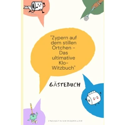 Abbildung von Zypern auf dem stillen Örtchen Das ultimative Klo Witzbuch: Gästebuch