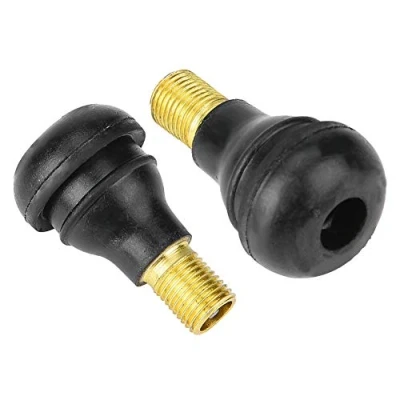 Abbildung von 100 STÜCKE Autoventil Snap In Reifen, Reifen Ventile Ventilschaft Gummi Ventil deckel Ventilkappen Auto Motorrad Universal Ersatz Tyre Tire Valves Snap(TR412)