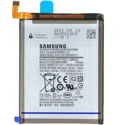 Abbildung von INNCOMM Batterie EB BA705ABU für Samsung Galaxy A70 A705 Smartphone Handy Akku Original GH82 19746A Li Ion Zellen 3.85V 4500mAh Ersatzakku Markenakku mit Würfel