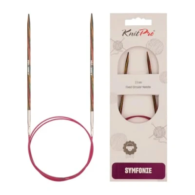 Abbildung von KnitPro Symfonie Wood Rundstricknadel 3,5 mm 100 cm, Mehrfarbig