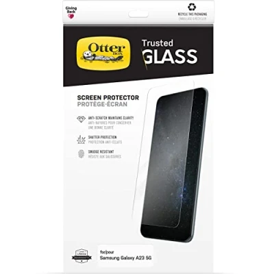 Abbildung von OtterBox Trusted Glass Displayschutz für Samsung Galaxy A23 5G gehärtetes Glas, Schutz vor Brüchen, Kratzern und Stürzen