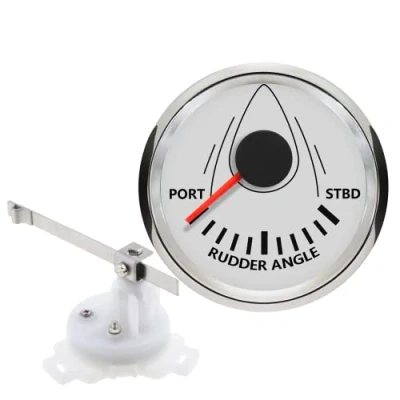Abbildung von Seitenruder Winkel Anzeige Messgerät 0 190ohm mit Paarung Sensor 52mm 9 32V Hintergrundbeleuchtung