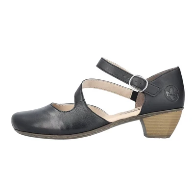 Abbildung von Rieker Pumps, Damen, Größe: 42, Schwarz Schuhe
