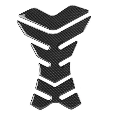 Abbildung von Tank Pad Für Motorräder Motorrad Protector Aufkleber Schwarz Kohlefaser Panzer Aauflage Universal Mo