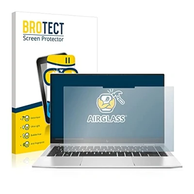 Abbildung von BROTECT Schutzglas für HP Elitebook x360 1040 G7 Schutzfolie Panzer Folie Glas [Extrem Kratzfest 9H, Anti Fingerprint, Ultra Transparent]