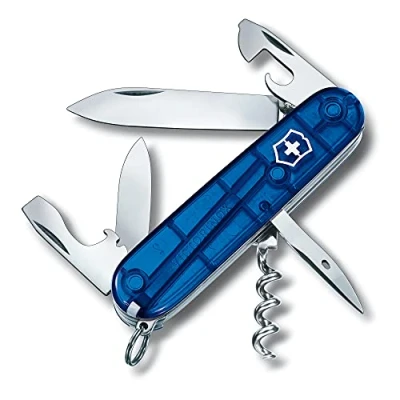 Abbildung von Victorinox Schweizer Taschenmesser, Spartan, Multitool, Swiss Army Knife mit 12 Funktionen, Klinge, Korkenzieher, Dosenöffner