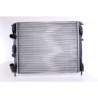 Abbildung von NISSENS 63809 Kühler, Motorkühlung Aluminium 480 413 23 Kühlrippen mechanisch gefügt RENAULT: Kangoo I, CLIO 2, I Rapid, DACIA: Logan MCV