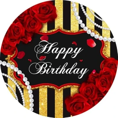 Abbildung von Fondant Tortenaufleger Tortenbild Geburtstag Happy Birthday K 38