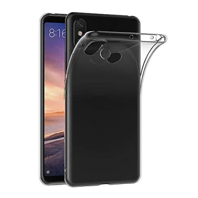 Abbildung von AICEK Hülle Compatible für Xiaomi Mi Max 3 Transparent Silikon Schutzhülle Case Clear Durchsichtige TPU Bumper Handyhülle (6,9 Zoll)
