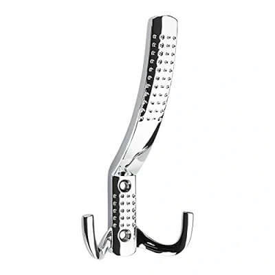 Abbildung von SO TECH® Garderobenhaken JASMIN STRONG extra stabile Ausführung (1 St), Variante lang Chrom poliert
