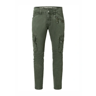 Abbildung von Timezone BEN Jeans Slim Fit, Herren, Größe: 36x30, Olive wood