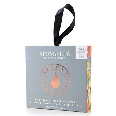 Abbildung von Spongellé Private Reserve Duschgel Puffer Kollektion, schwarze Orchidee
