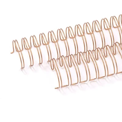 Abbildung von Craftelier 2er Set Doppelringbinderollen für Alben, Notizbücher, Kalender oder Kalendarien Ideal Scrapbooking und Bastelprojekte Ø 2,54 cm (1&quot;) Farbe Rose Gold