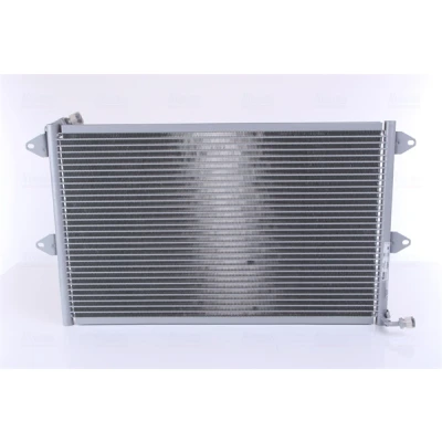 Abbildung von NISSENS 94204 Klimakondensator ohne Trockner Aluminium 548 R 134a VOLKSWAGEN: Caddy 2 Kastenwagen, Polo III Variant, Kombi, SEAT: Ibiza
