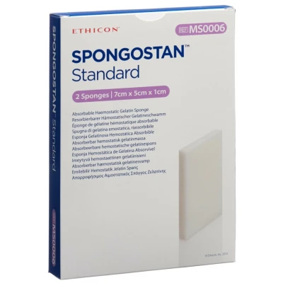 Abbildung von Ethicon Spongostan Standard 7x5x1cm 2 Stück