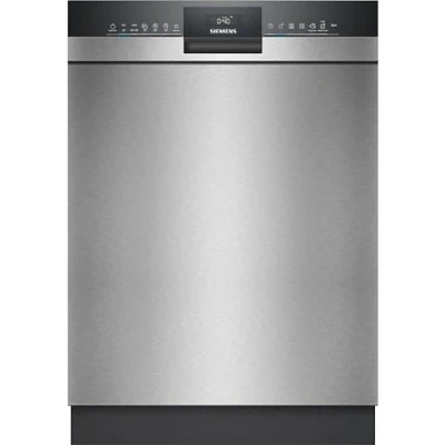 Abbildung von Siemens SN43HS01AE, iQ300 Smarter Geschirrspüler Unterbau, 60 cm breit, Besteckkorb, Edelstahl, angenehm leise dank iQdrive Motor, aquaStop, varioSpeed Kurzprogramm, Home Connect, 3 fach rackMatic