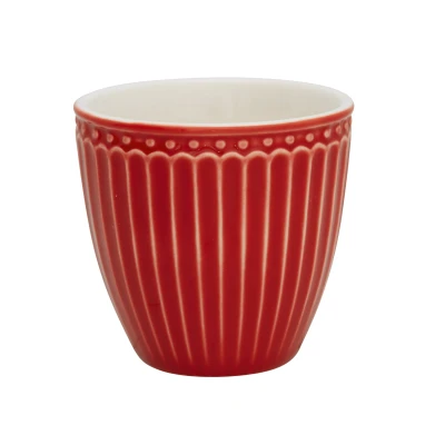 Abbildung von Greengate Alice Mini Latte Cup red 0,1 l
