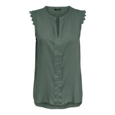 Abbildung von ONLY Kimmi Bluse, Damen, Größe: 38, Balsam green