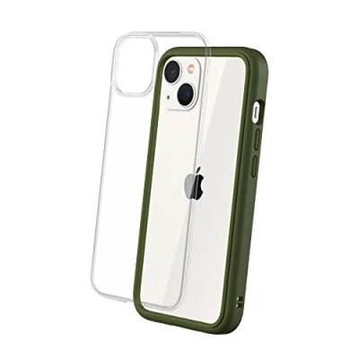Abbildung von RhinoShield Modulares Case kompatibel mit [iPhone 13] Mod NX Anpassbare &amp; stoßdämpfende Schutzhülle im schlanken Design 3.5 Meter Fallschutz Camo Grün