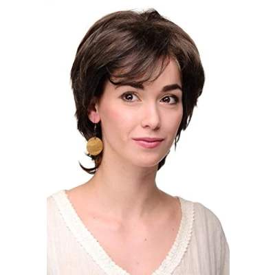 Abbildung von WIG ME UP TYW60311 6 27 Wunderschöne Damenperücke Perücke Kurzhaarperücke kurz edel gescheitelt braun blonde Strähnchen