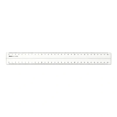 Abbildung von Aristo AR1433 Lineal (Plexiglas, 30 cm) glasklar