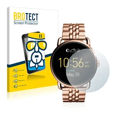 Abbildung von BROTECT Schutzglas für Fossil Q Wander Schutzfolie Panzer Folie Glas [Extrem Kratzfest 9H, Anti Fingerprint, Ultra Transparent]