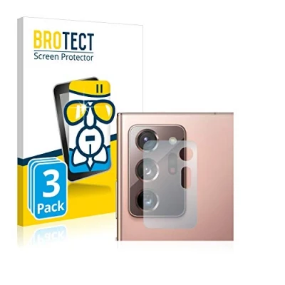 Abbildung von BROTECT Schutzglas für Samsung Galaxy Note 20 Ultra 5G (NUR Kameraschutz) (3 Stück) Schutzfolie Panzer Folie Glas [Extrem Kratzfest 9H,