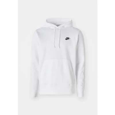 Abbildung von Nike Herren M NSW Club Hoodie Po Bb Sweatshirt, White/White/Black, XL EU
