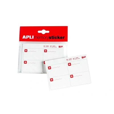Abbildung von Apli 12558 Etikettenblock, 50 x 30 mm