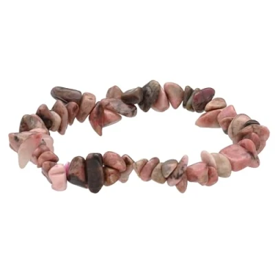 Abbildung von Lebensquelle Plus Rhodonit Splitterarmband Hochwertiges Edelstein Armband