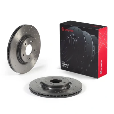Abbildung von BREMBO Bremsscheibe HYUNDAI: i30 III Schrägheck, Tucson, ix35, KIA: Sportage IV, Ceed Proceed 305mm 25mm 5 gelocht/innenbel.