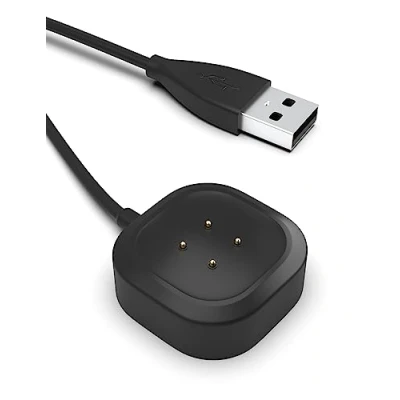 Abbildung von Sinoacc Ladegerät Kompatibel mit Fitbit Sense Versa 3 Ladekabel 100Cm/3.3Ft 2/Sense/Versa 4/Versa Magnetisches USB Kabel Smartwatch Zubehör