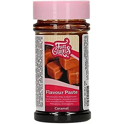 Abbildung von FunCakes Geschmackpaste Karamell: Lebensmittelpaste, großartiger Geschmack, perfekt zum Dekorieren von Kuchen, geeignet für Teig und Füllungen. 100 g.