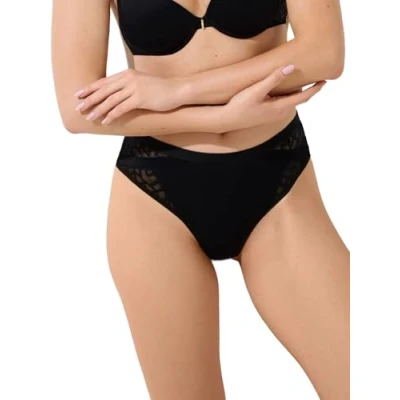 Abbildung von Lisca String Damen Brazilian Slip Opal (Stück, 1 St) gerundeter Beinausschnitt