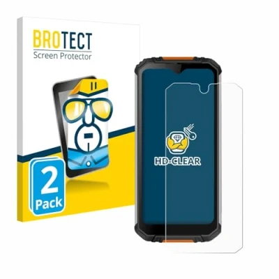 Abbildung von BROTECT (2 Stück Schutzfolie für Oukitel WP6 Displayschutz Folie Ultra Klar
