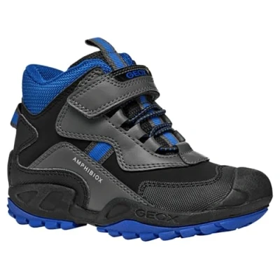 Abbildung von Geox NEW Savage BOY Stiefelette für Kinder, Größe: 41, Dark grey/royal Schuhe