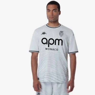 Abbildung von Kappa Gara AS Monaco Third Replica Vereinsmannschaften, Herren, Größe: Small, Grey silver/grey dark