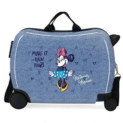 Abbildung von Disney Minnie Make it Regenbögen, blau, única, Kinderkoffer