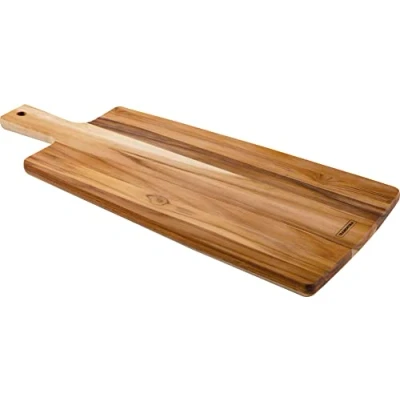 Abbildung von Servier &amp; Brotbrett, Teak, 48 x 19 1,5 cm
