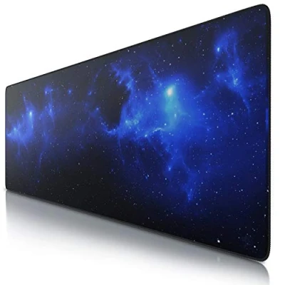 Abbildung von CSL Übergröße Mauspad Gaming Titanwolf 1200x400mm XXXL Mousepad groß mit Motiv Tischunterlage Large Size verbessert Präzision und Geschwindigkeit XXL z.B. für Logitech Maus Tastatur
