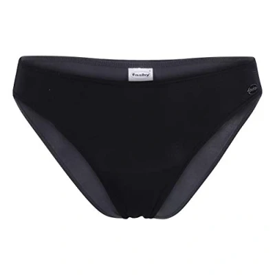 Abbildung von Fashy Damen Bikinihose Bademode, schwarz, 44